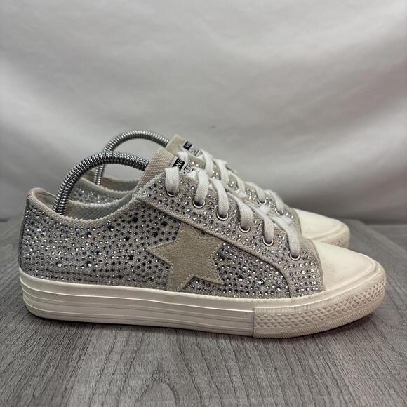 Vintage Havana Jenny Sneakers - Silver Rhinestones (Size 8.5) - Picture 3 of 11